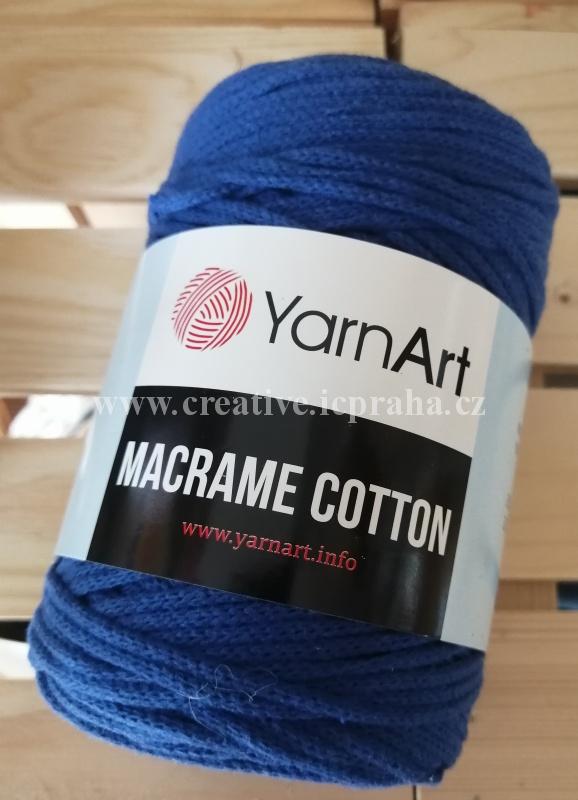 Macrame Cotton - 250g/225m/2mm RoyalBlue